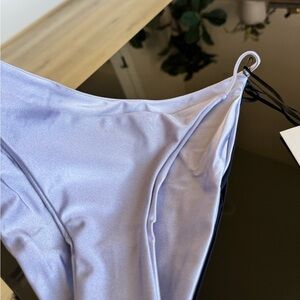 Jade Swim Bare Minimum Bottom- Size L- lilac sheen